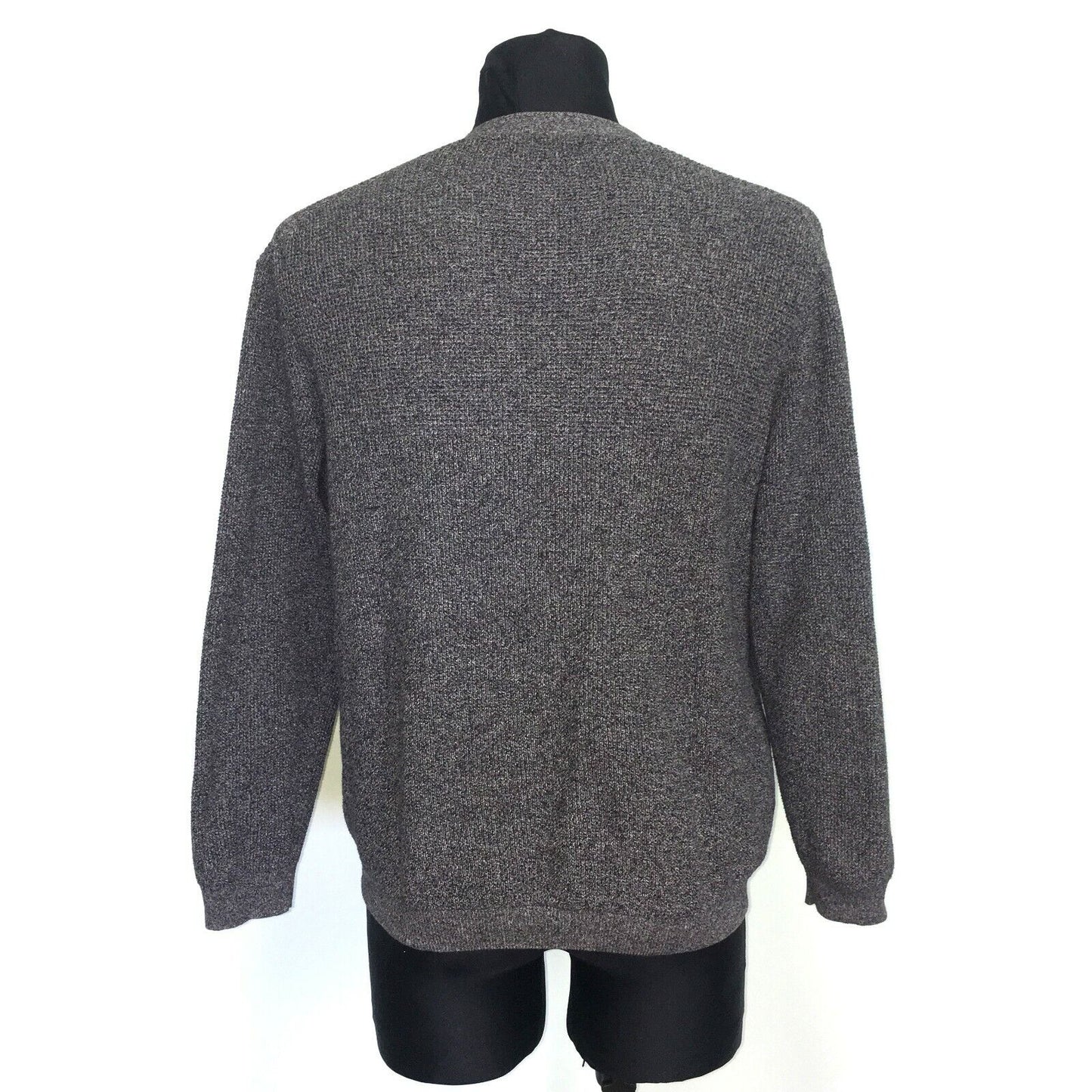 Homebound Grey 100% Cotton Cardigan Jumper Sweater Size S