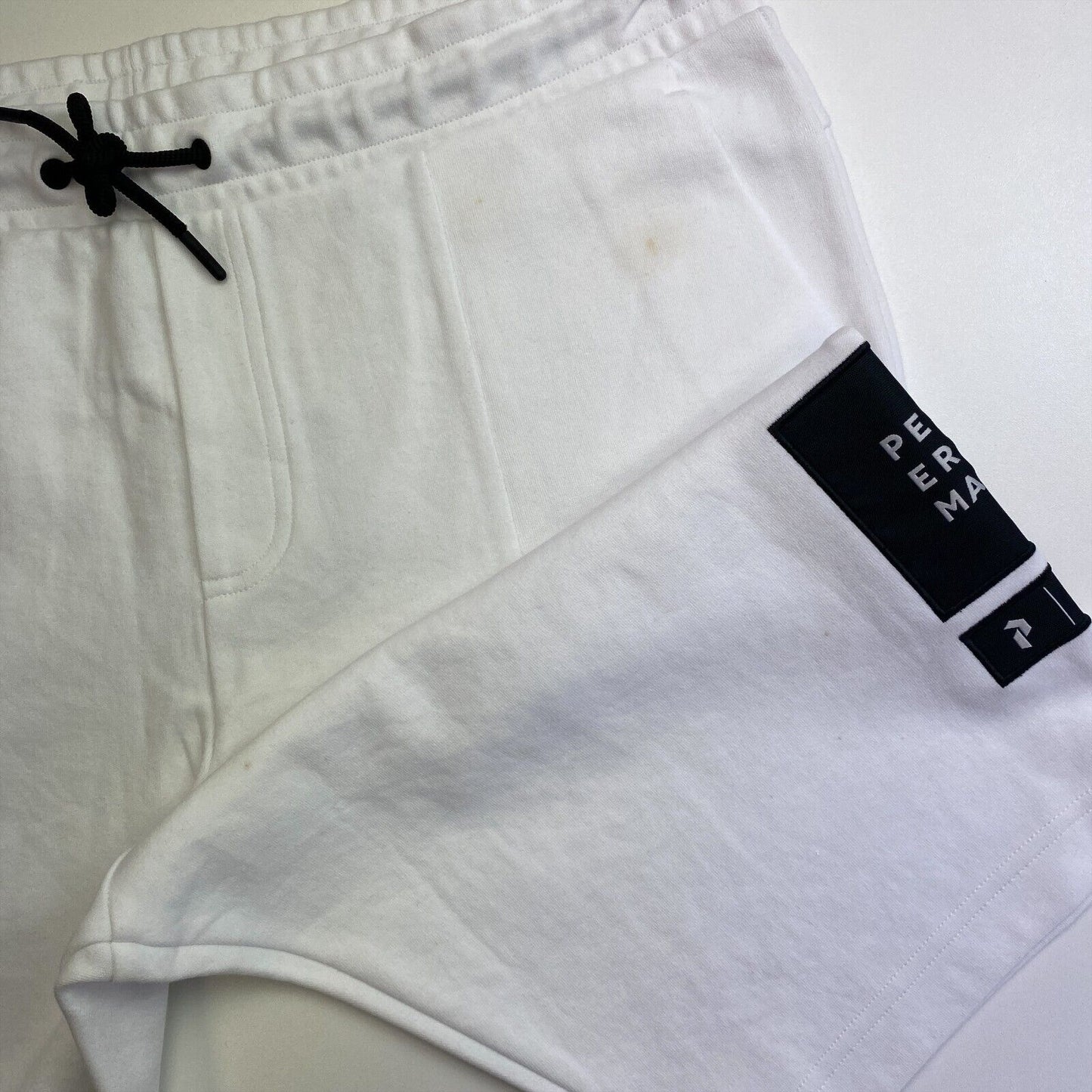 Peak Performance White Tech Sweat Shorts Size XL