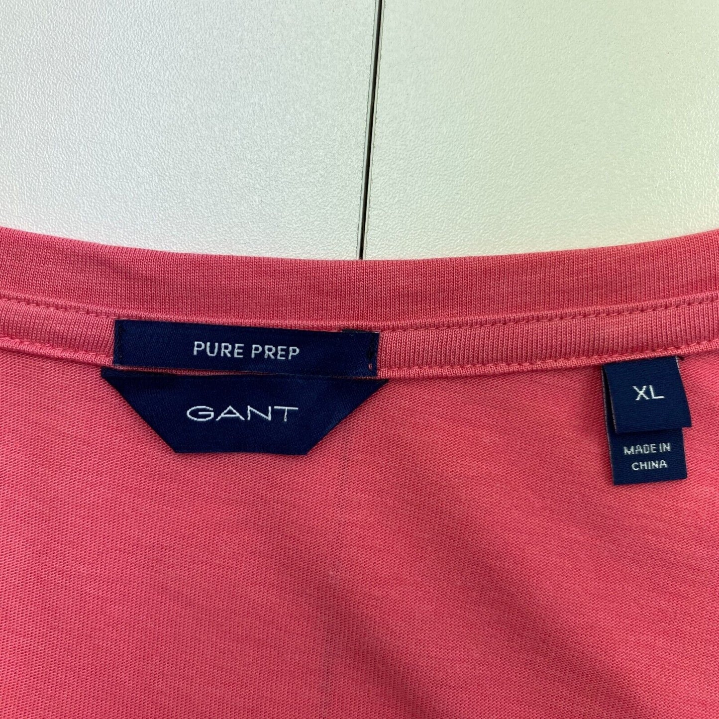 GANT Pink Pure Prep Robe t-shirt sans manches à col en V Taille XL