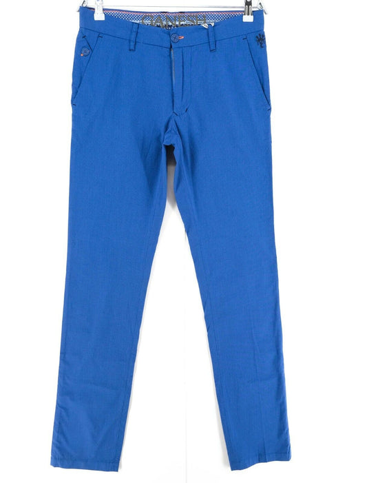 GANESH Blue Chino Pants Trousers Size 30 31 33