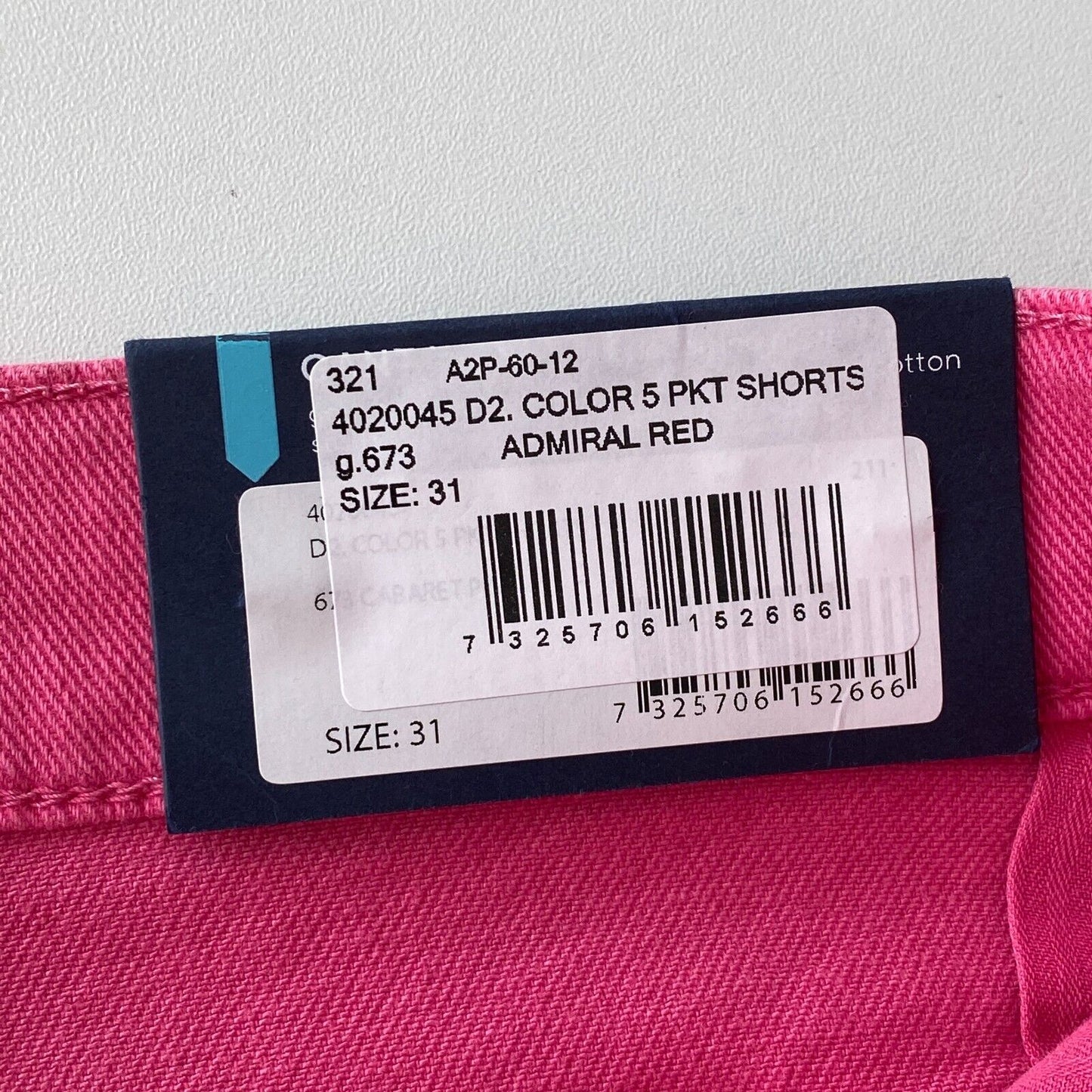 GANT Damen Jeansshorts in regulärer Passform, Rosa, Größe W31