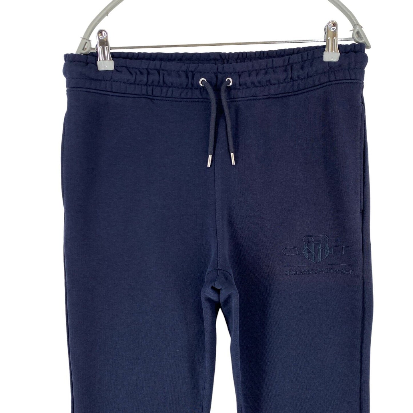 GANT Dunkelblaue Sweathose mit Bündchen, Regular Fit, Größe L