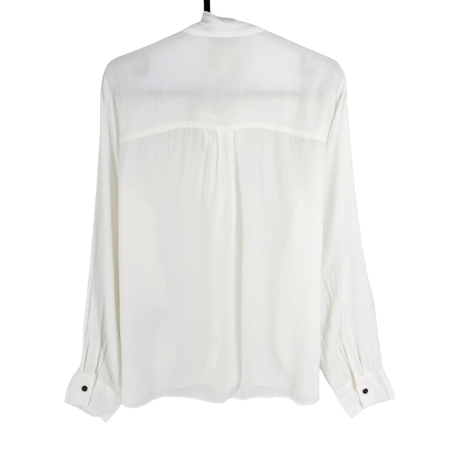 LA MARTINA Women White Long Sleeves Shirt Size 3 / M