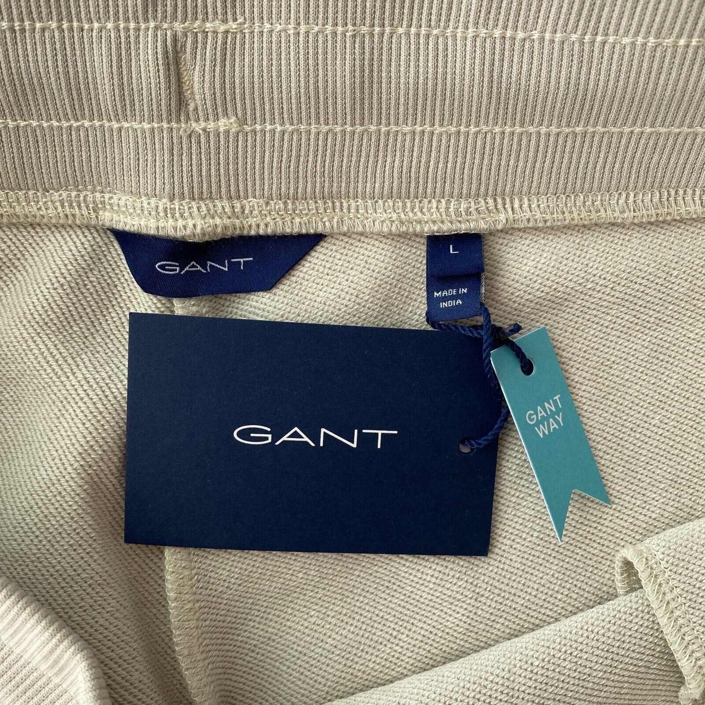 GANT Women Light Brown Regular Fit Sweat Trousers Size L