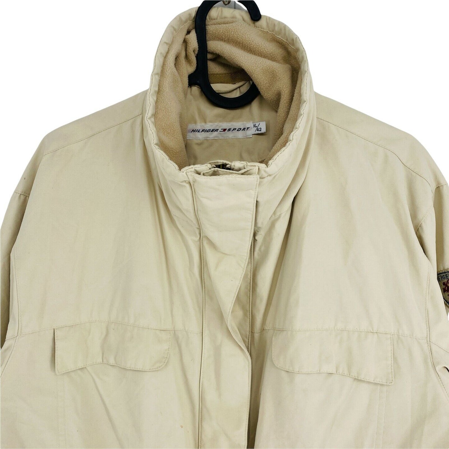 TOMMY HILFIGER SPORT Beige Jacket Coat Size XL