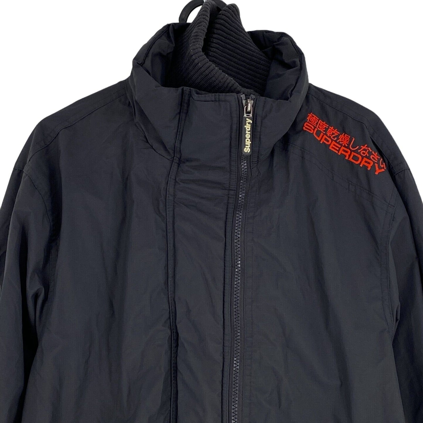 SUPERDRY Professional The Windcheater Dunkelgraue Jacke Größe M