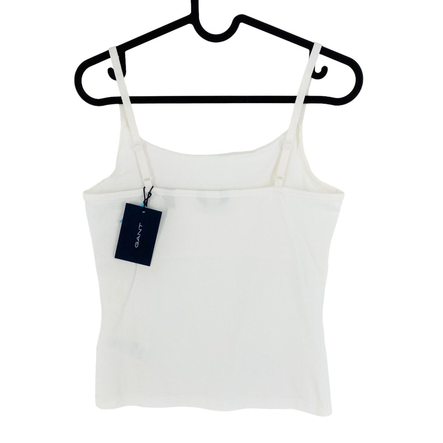 GANT Filles Blanc Bretelles Spaghetti Débardeur Singlet Taille 13-14 ans 158/164 cm