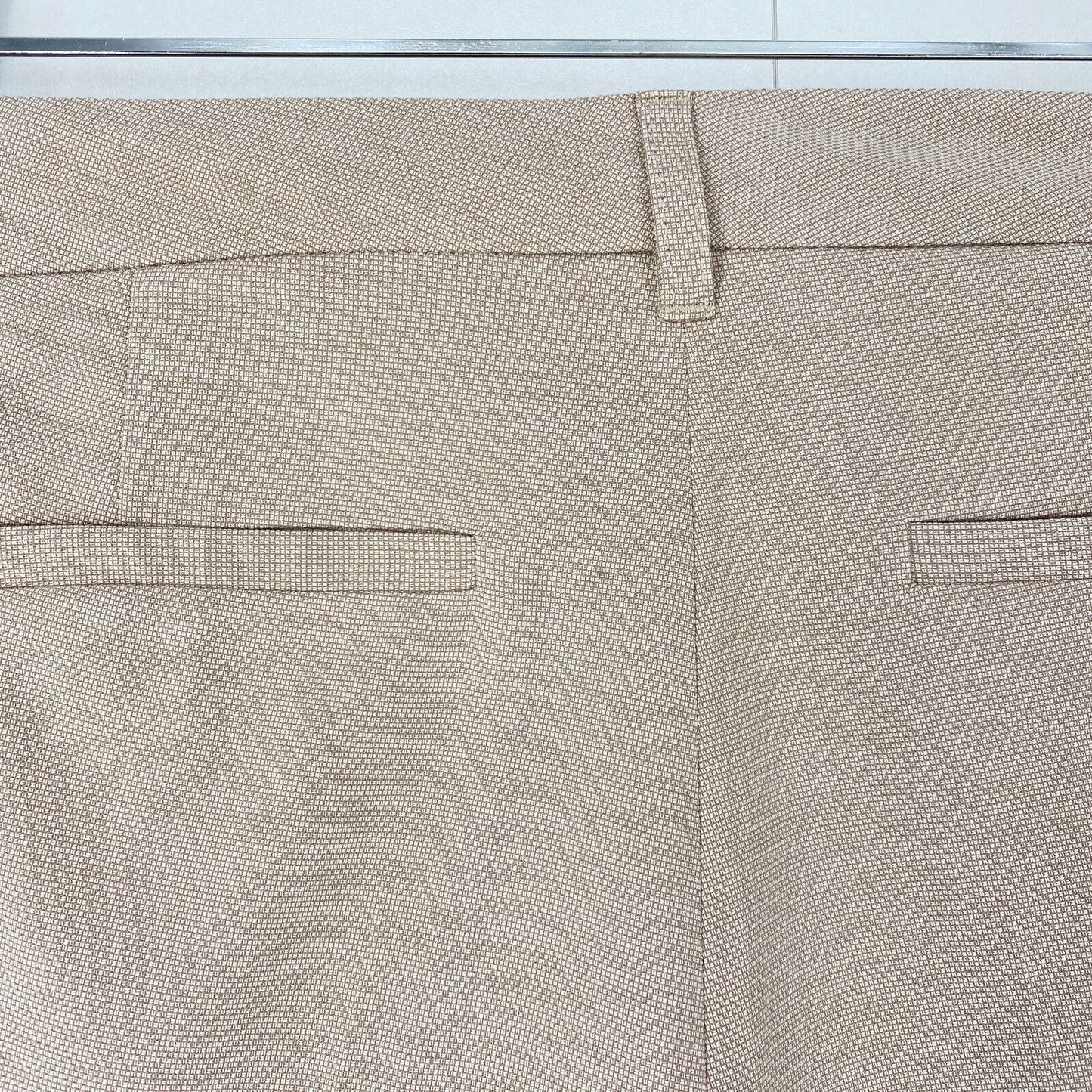 s.Oliver EVE Women Beige Easy Fit Dress Trousers EUR 38 UK 12 US 8 W33