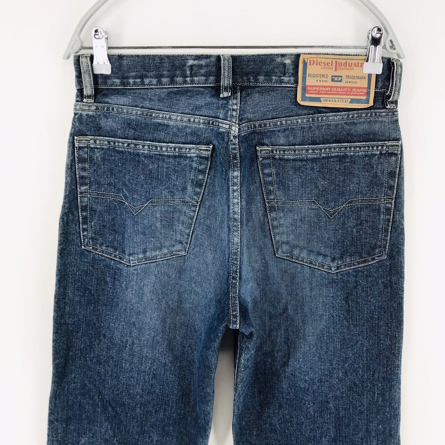 Diesel KRATT Blue Relaxed Straight Fit Jeans W30 L34 Made In Italy