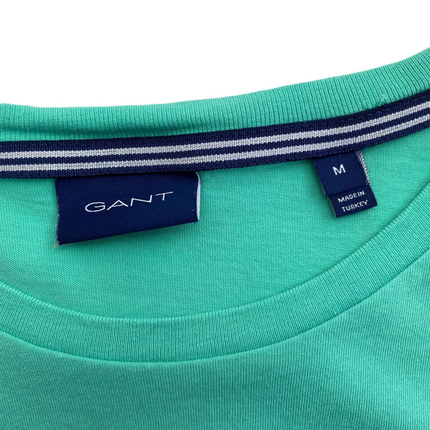 GANT Green Original Crew Neck T Shirt Size M