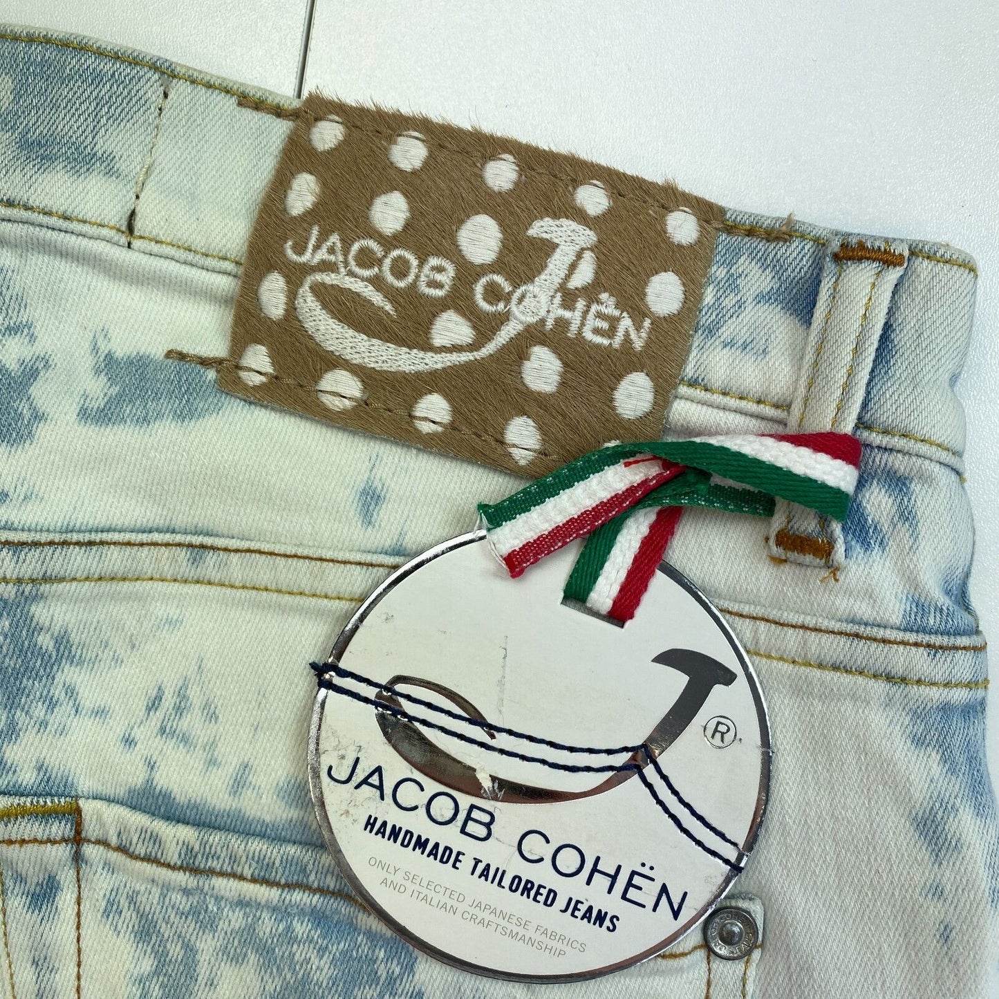 JACOB COHEN Damen KAREN Hellblaue Jeans W27 L28 Made in Italy