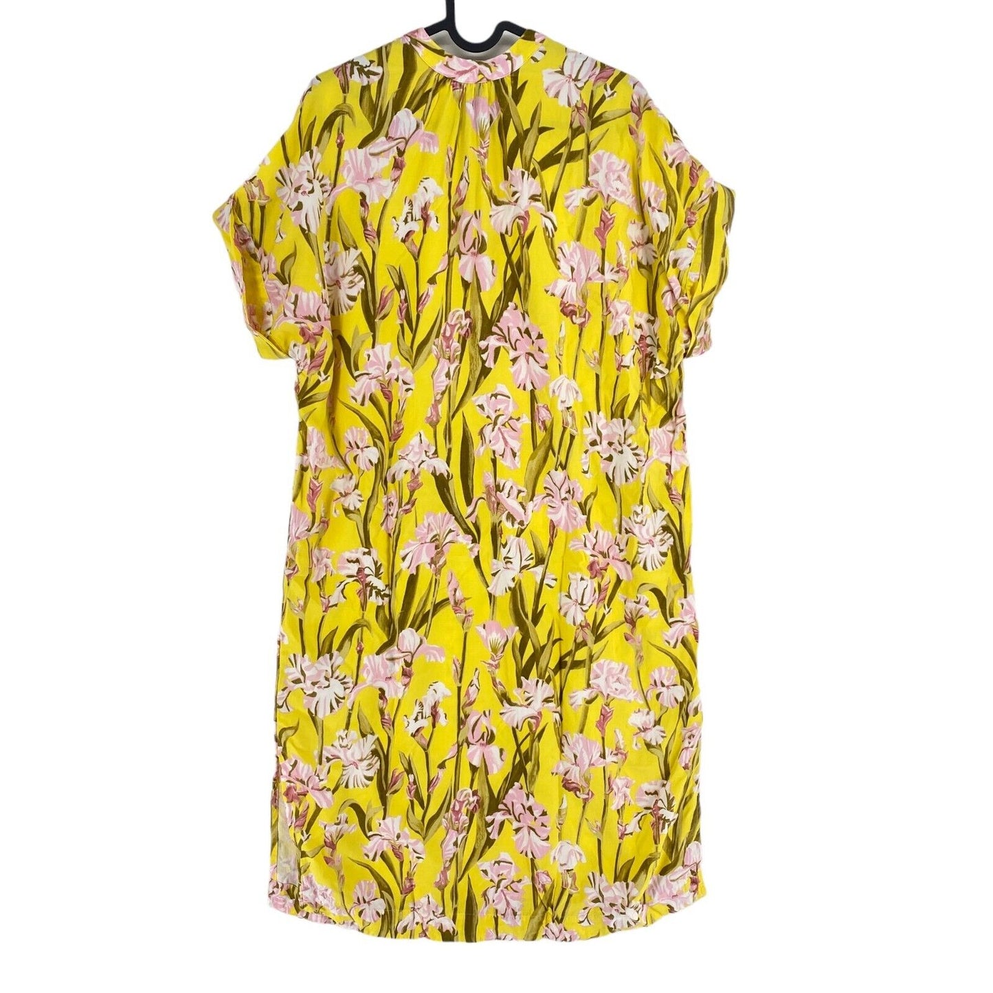 GANT Women Yellow Relaxed Iris Print Caftan Dress Size EU 32 UK 4 US 2