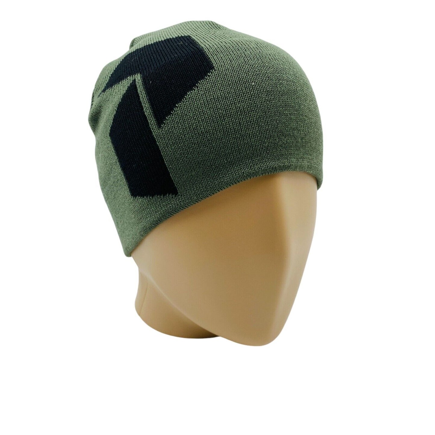 Peak Performance EMBO HAT Unisex Dark Green Wool Blend Beanie Winter Hat S / M