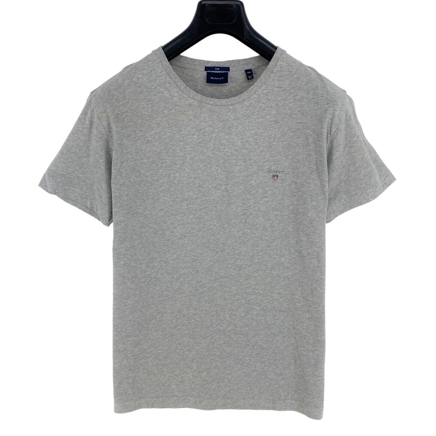 GANT Grey Original Slim Fit Crew Neck T-Shirt Size 2XL XXL