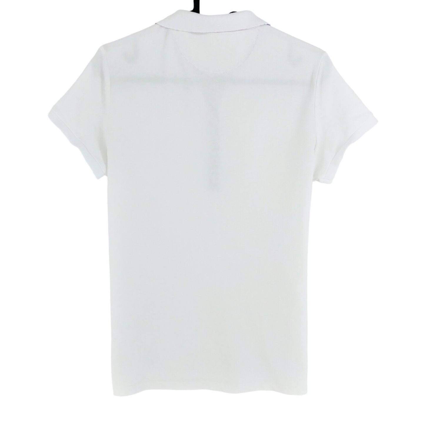 GANT White Pique Short Sleeves Polo Shirt Size M