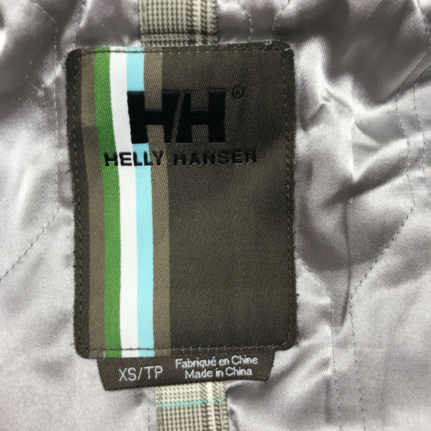 HELLY HANSEN Grey Hooded Ski Jacket Coat Size XS