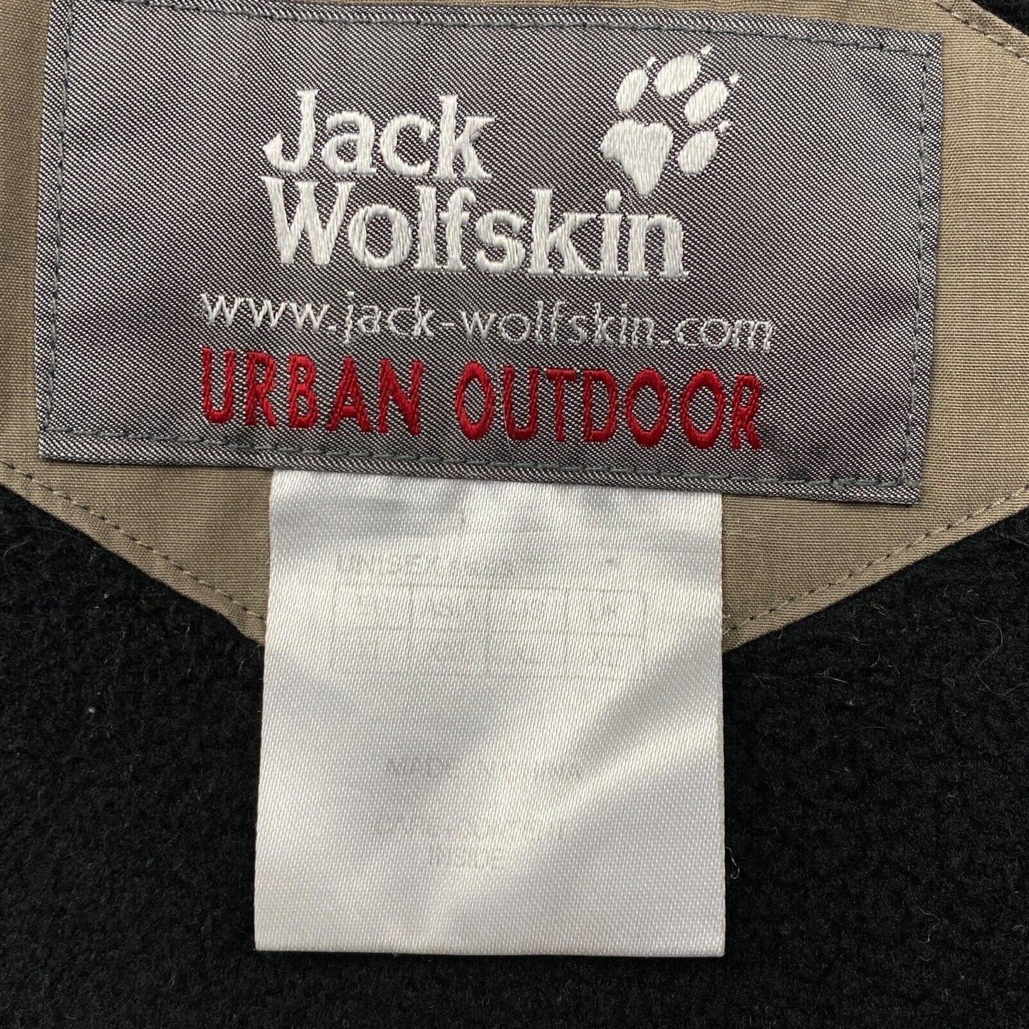 Jack Wolfskin Light Brown Cotton Blend Jacket Coat Size XL