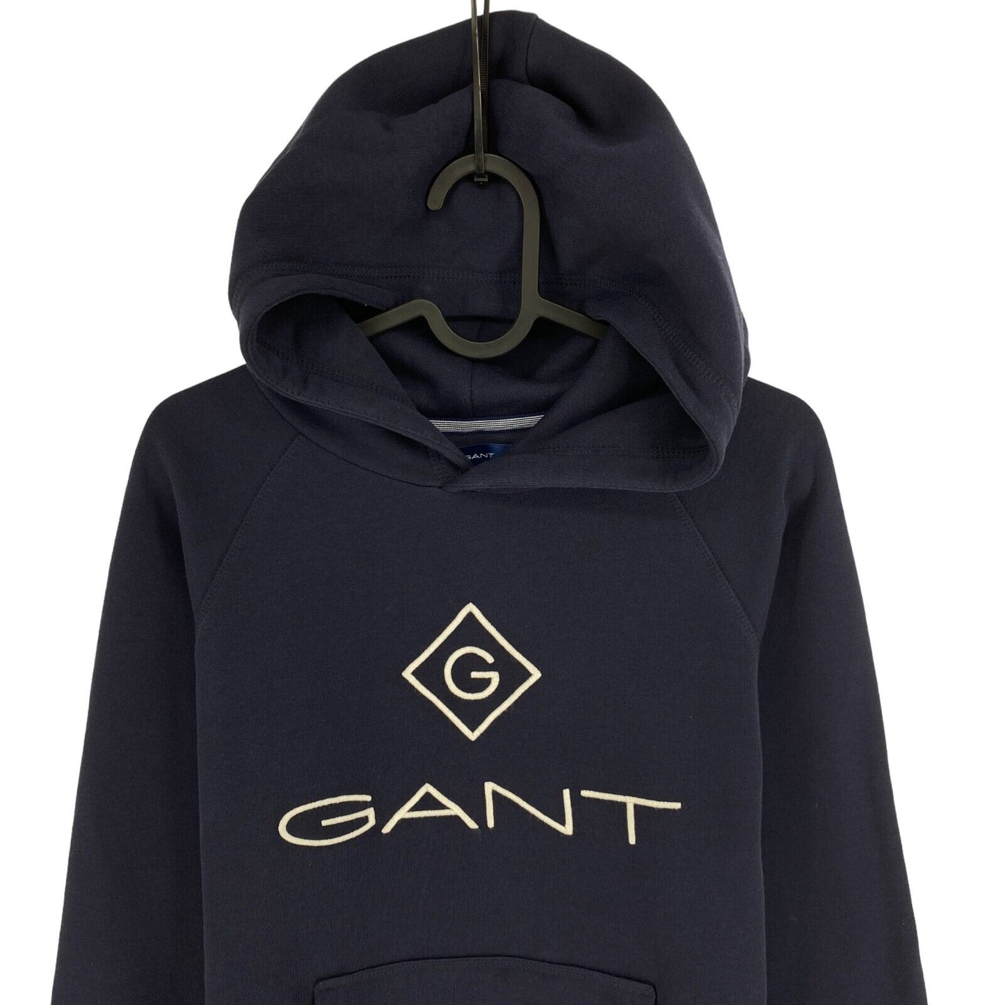 GANT Boys Navy Blue Lock Up Hoodie Sweater Jumper Size 13-14 Years 158/164 cm