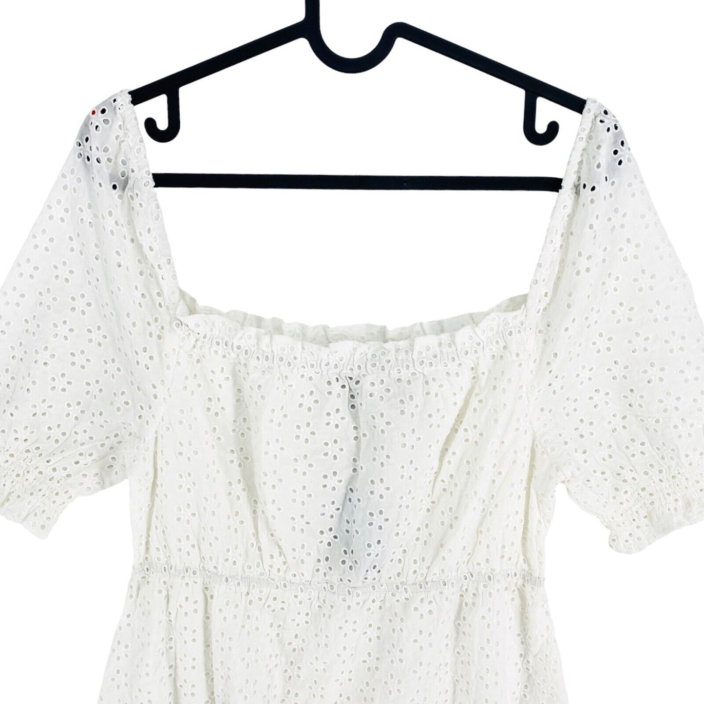 GANT Girls White Broderie Anglaise Dress Size 15 Years 170 cm