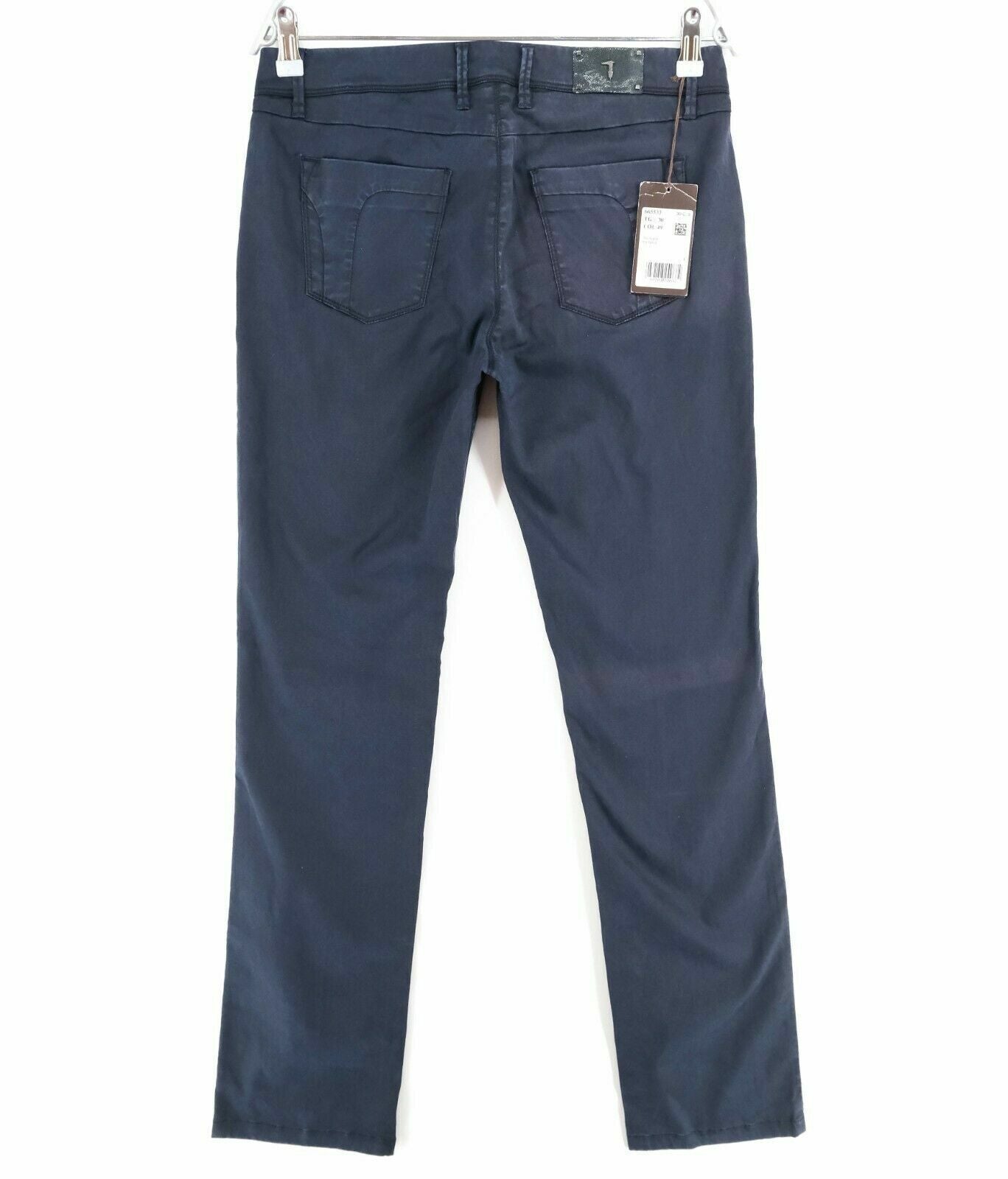 TRUSSARDI Dark Blue Straight Leg Jeans Size 30 31