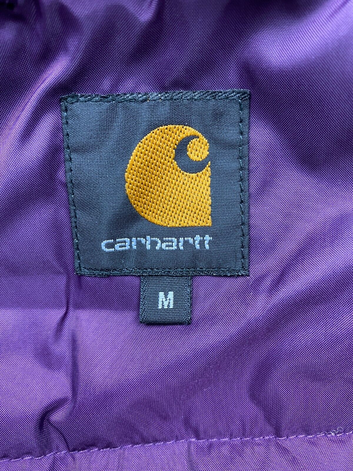 CARHARTT Purple Hooded Padded Jacket Coat Size M