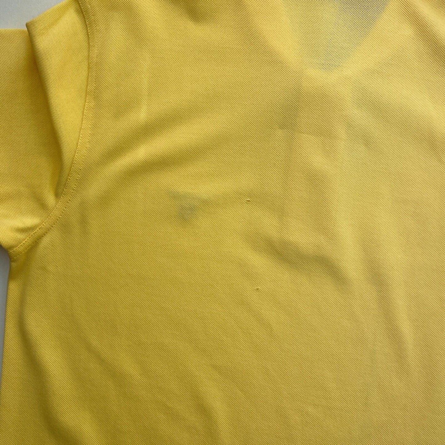 GANT Yellow Original Pique Rugger Polo Shirt Size S