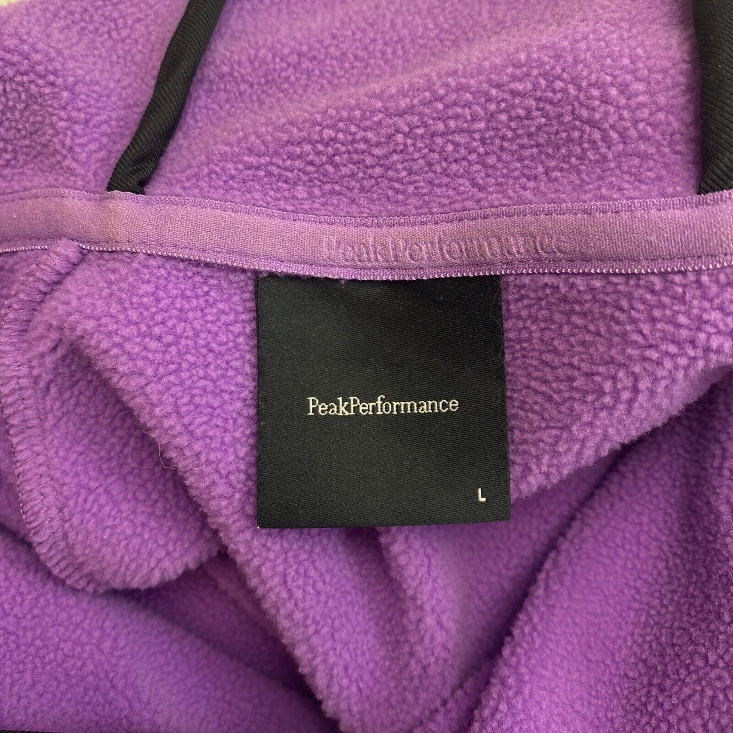 Peak Performance Women Purple Rider Zip Hood Jacket Size L