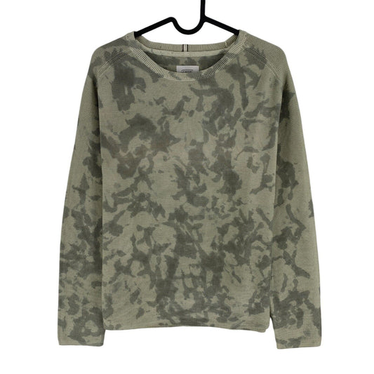 Camel Active Women Green Camouflage Crew Neck Sweater Jumper Size M