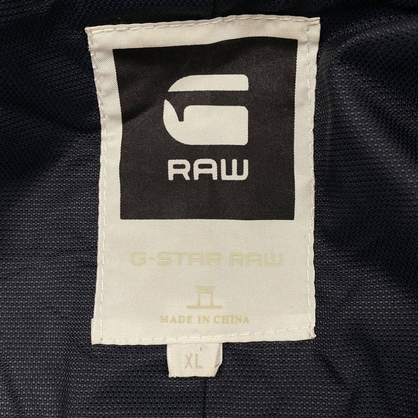 G-STAR RAW DECOY Veste trench-coat en laine noire Garber Taille XL