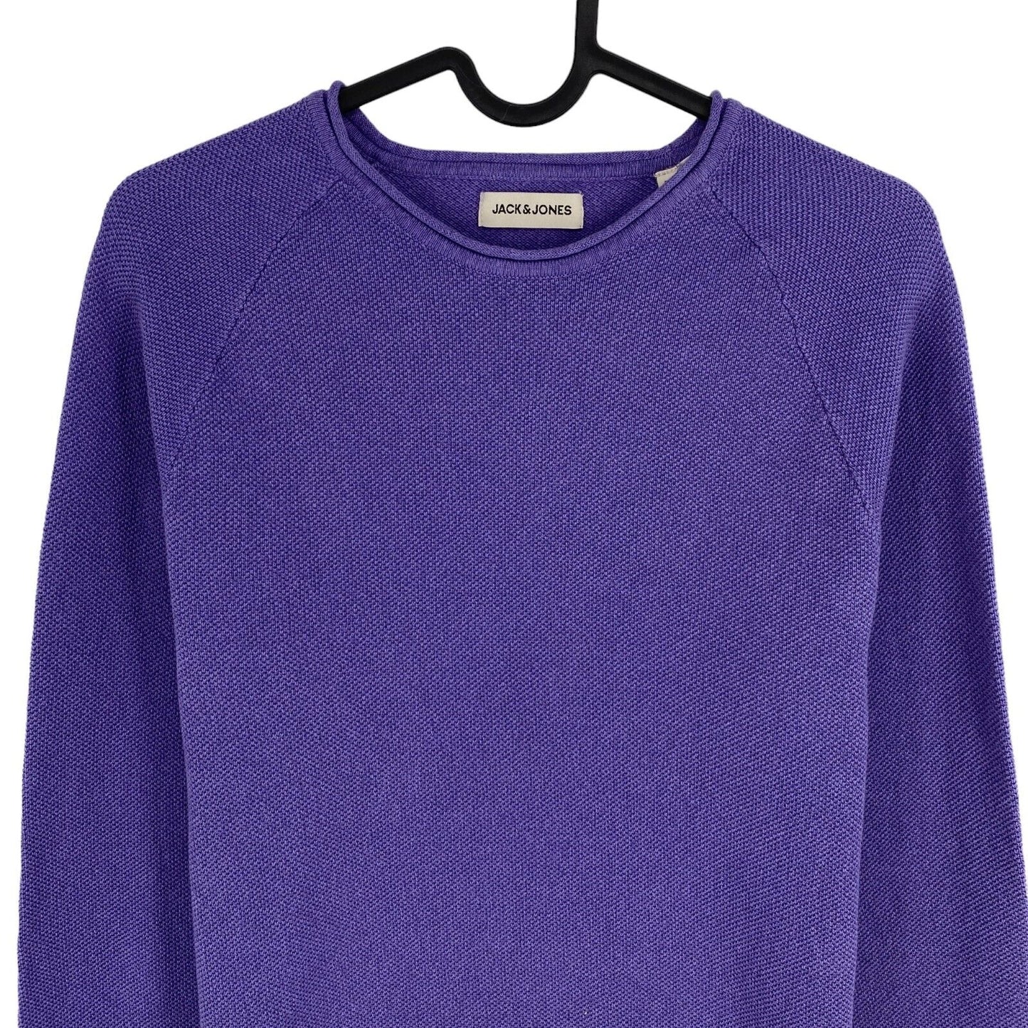 JACK&JONES Purple Knit Crew Neck Sweater Pullover Size M