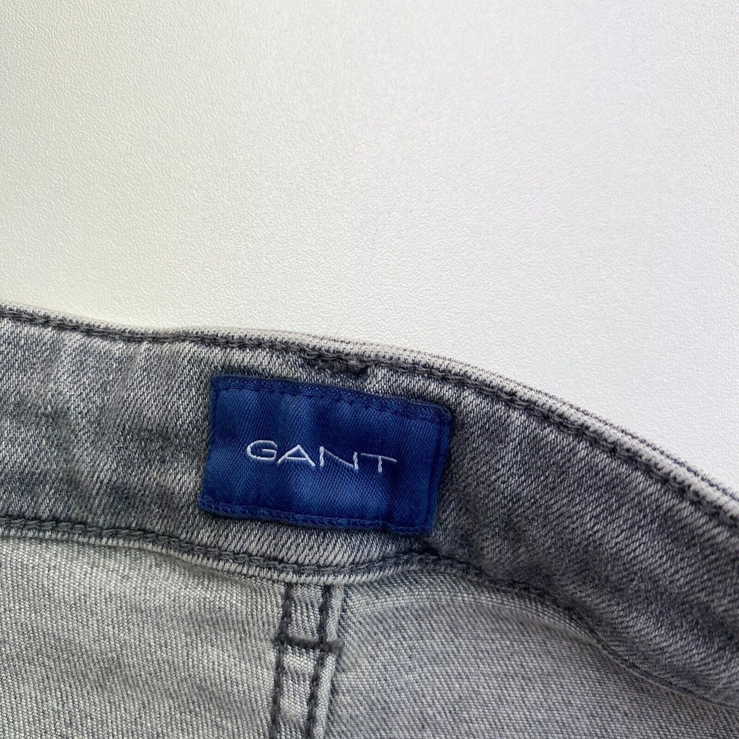 GANT FARLA Grey Super Stretch Slim Fit Jeans Size W33 L32