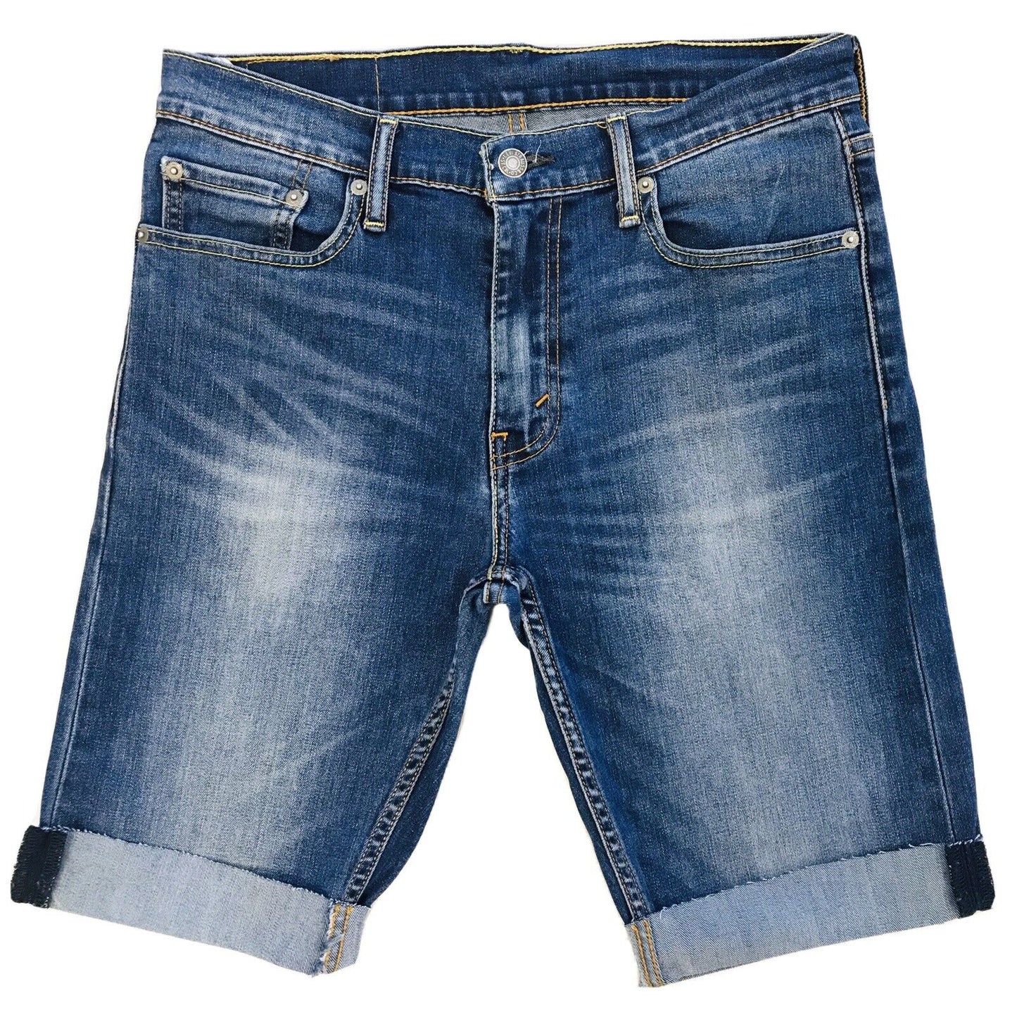 Levi's 504 Custom Made Blue Regular Fit Shorts Size W31