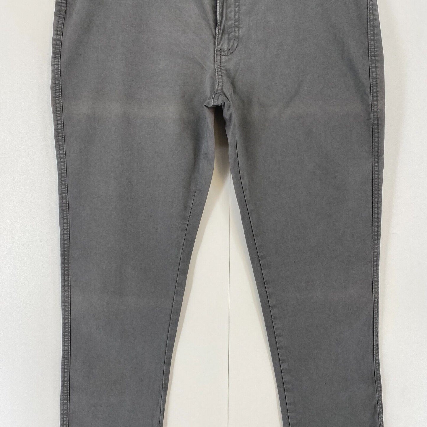 U.S. POLO ASSN Women Grey Skinny Fit Jeggings Trousers W32 L34