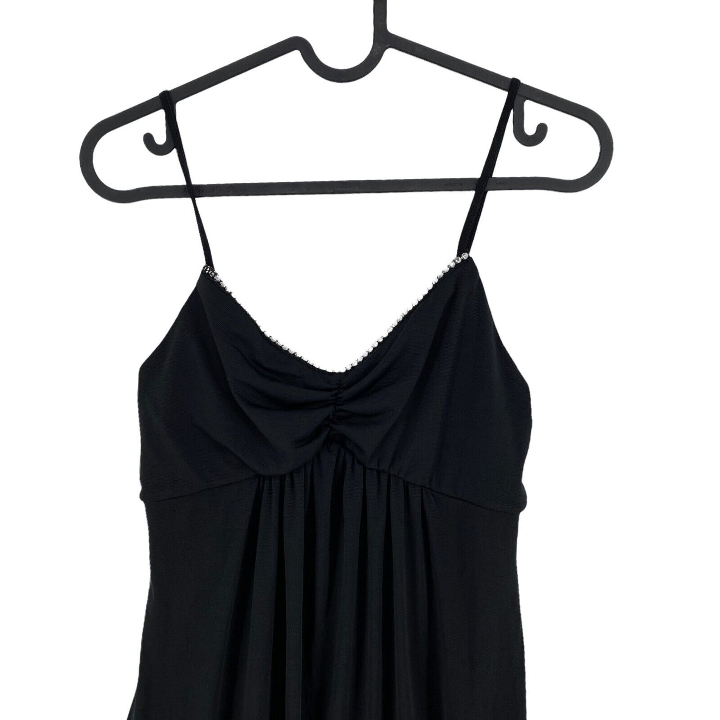 Pimkie Black Sleeveless Round Neck Tank Maxi Dress Size S