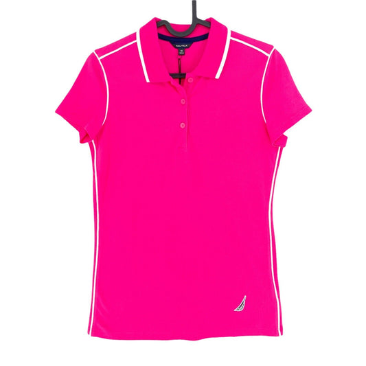 NAUTICA Pink Polo T Shirt Size XS