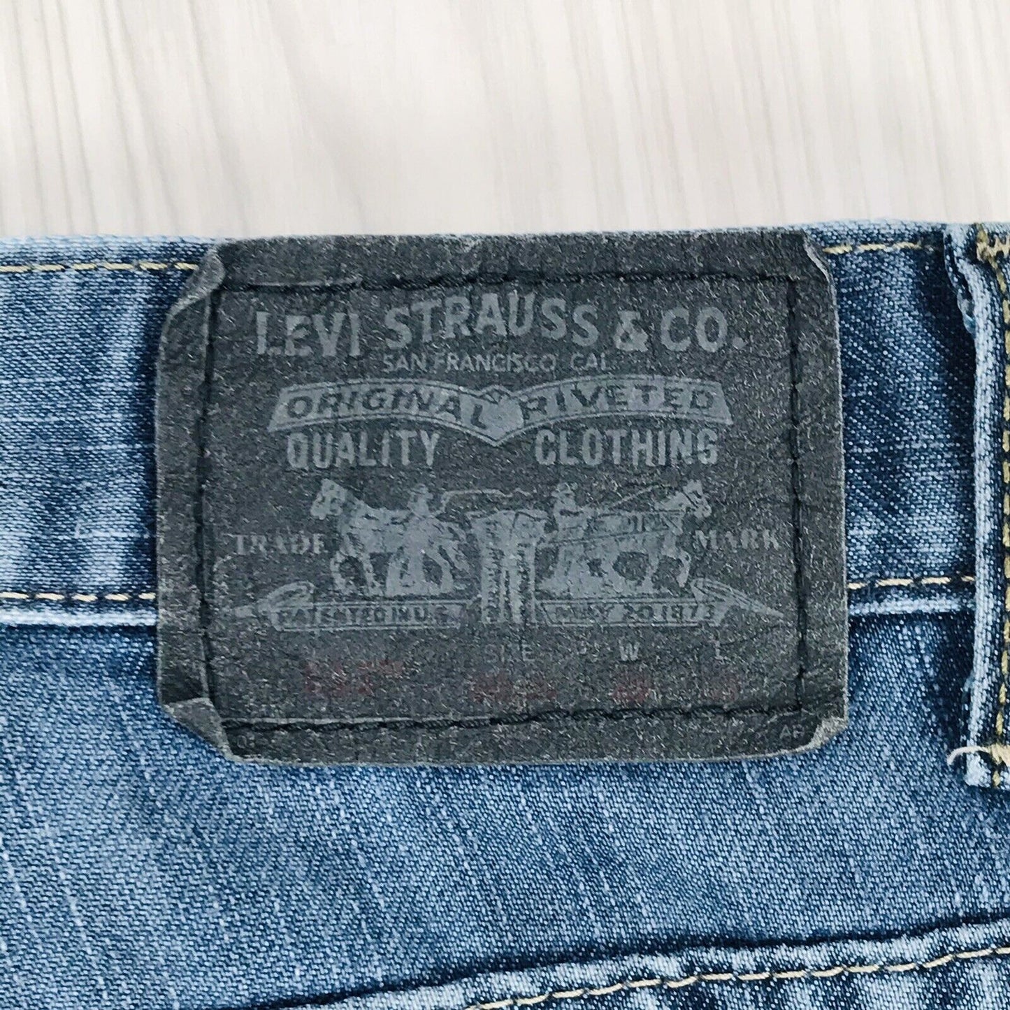 vintage Levi’s 511 Garçons Bleu Skinny Fit Jeans 18 Reg / W29 L29