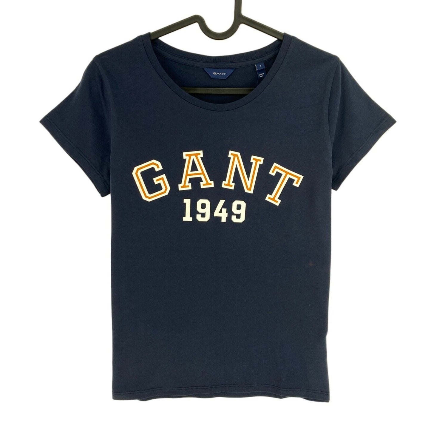 GANT T-shirt à col rond graphique bleu marine taille S