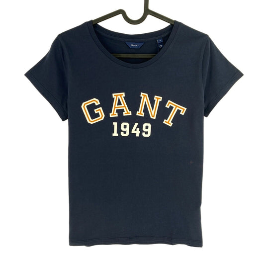 GANT Navy Blue Graphic Crew Neck T Shirt Size S