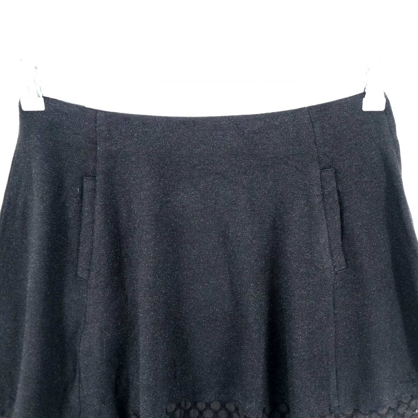 NAF NAF Black Pleated Skirt Size EUR 42 W28