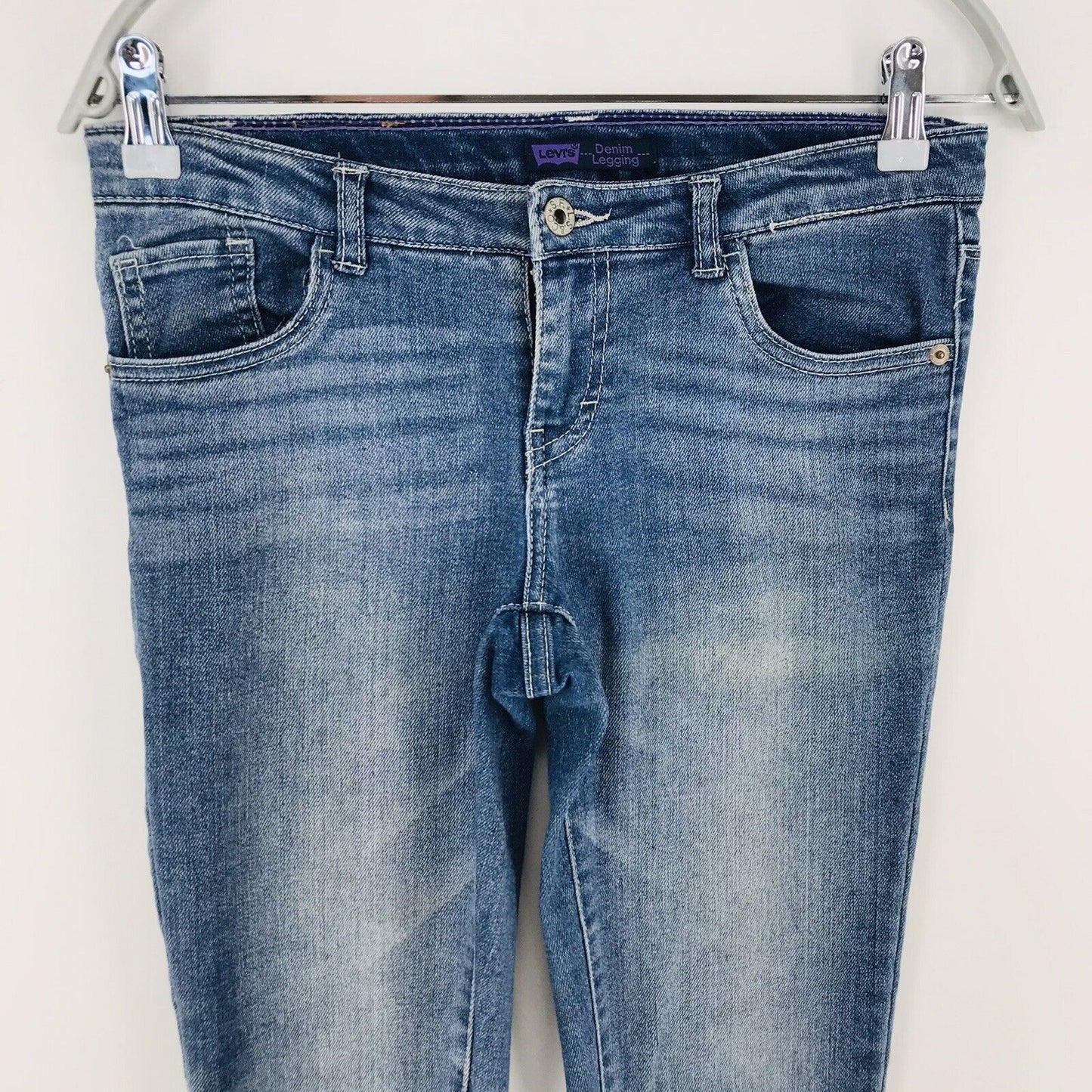 Vintage Levi's Women Blue Stretch Skinny Fit Legging Jeans Size 14 Reg / W28 L30