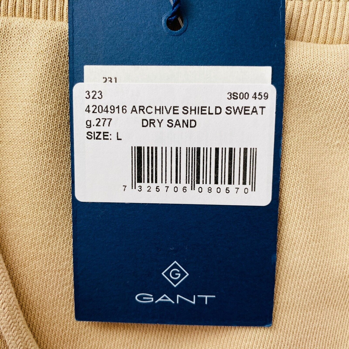 GANT Women Light Brown Regular Fit Sweatpants Trousers Size L