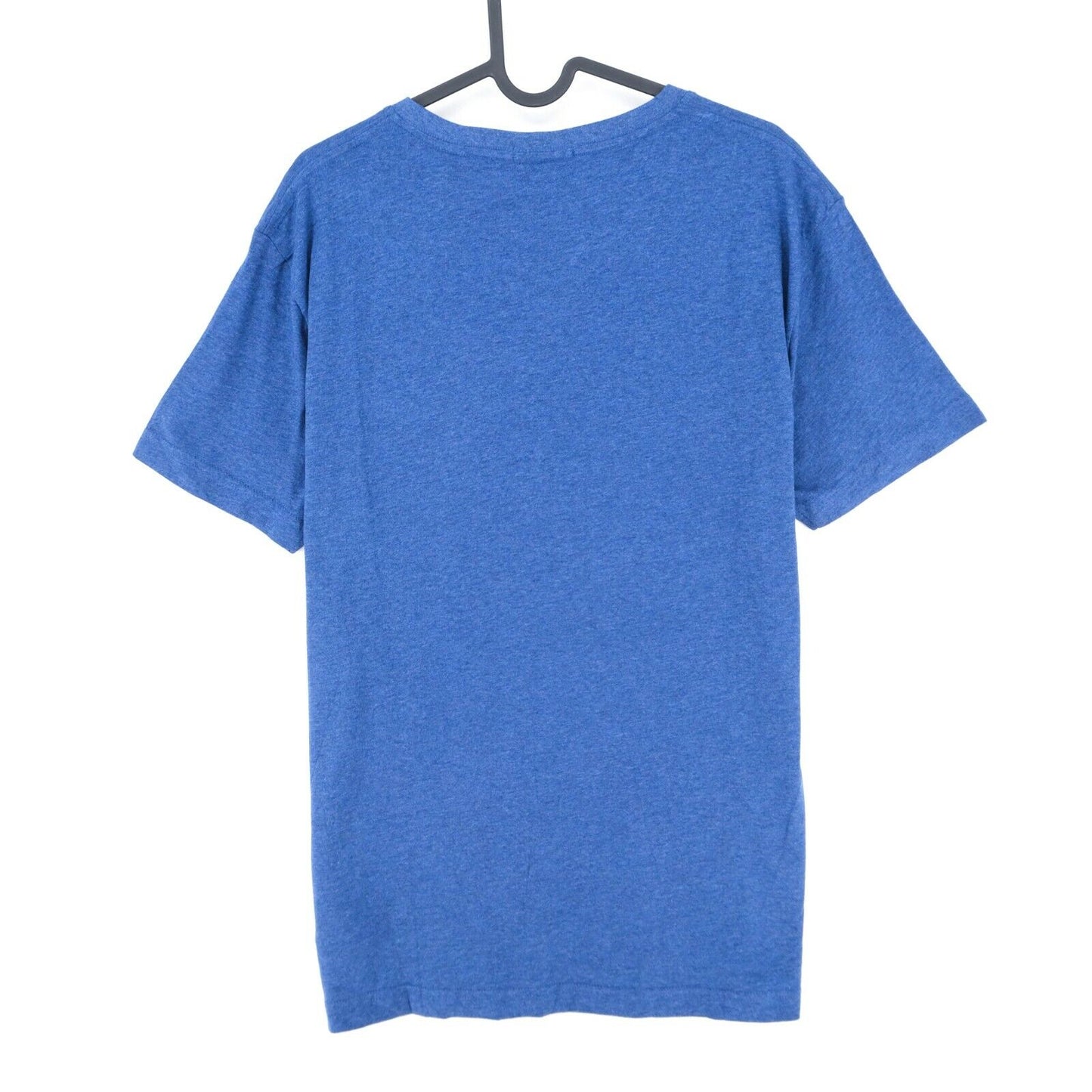 GANT Blaues T-Shirt mit V-Ausschnitt und schmalem Schnitt, Original-Logo, Größe L