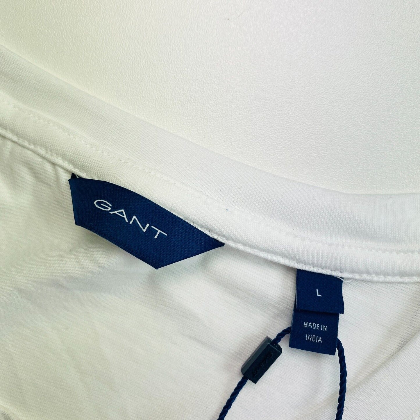 GANT Weiß Original Rundhals T-Shirt Größe L