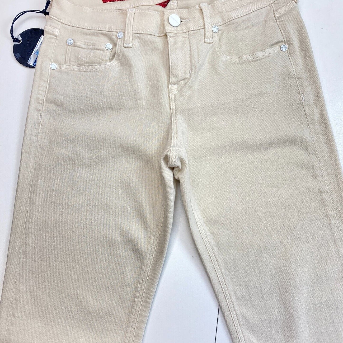 JACOB COHEN Women INGRID Beige Jeans Trousers W25 L30 Made In Italy