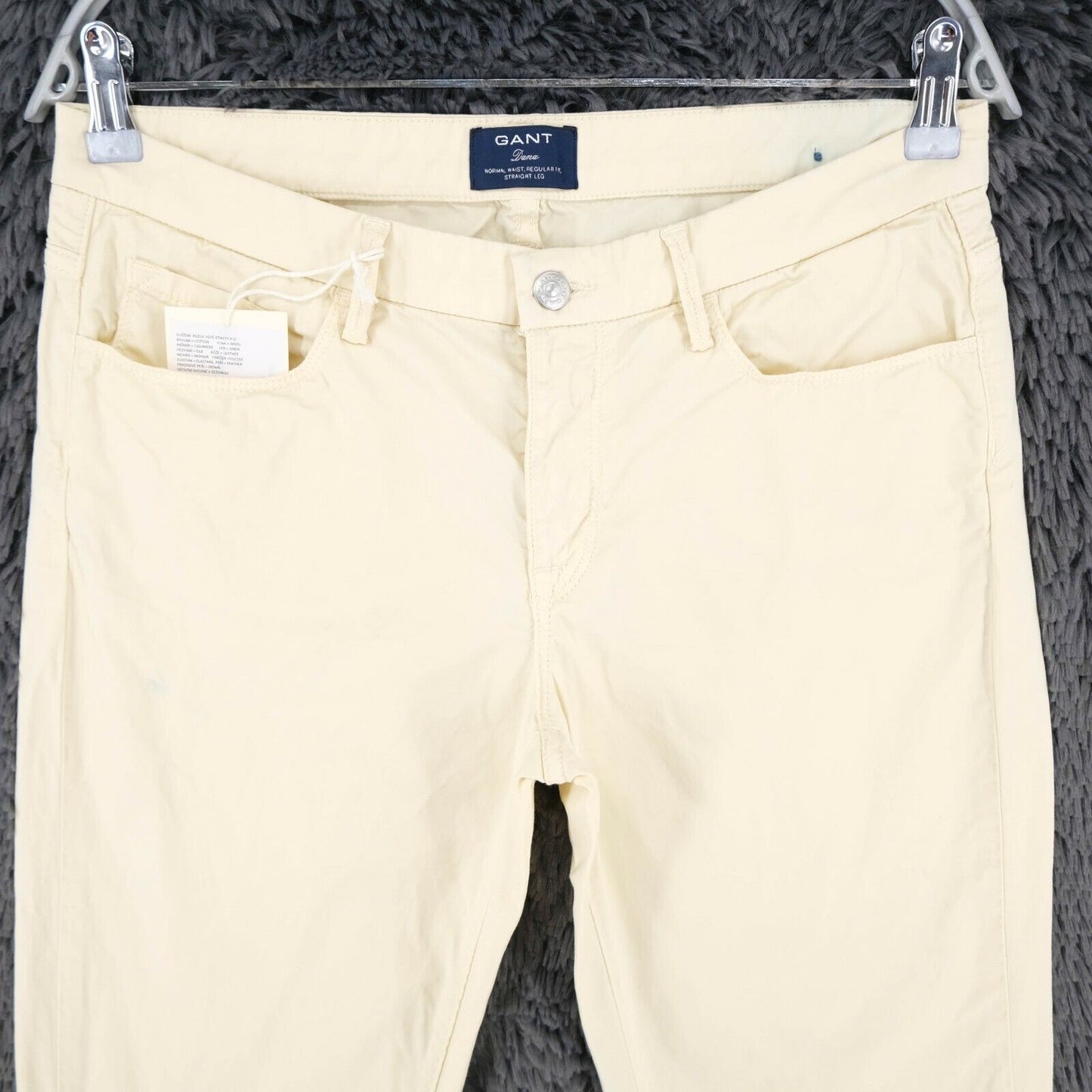 GANT Hellbraune Jeans Dana mit geradem Bein, Größe W30 L34