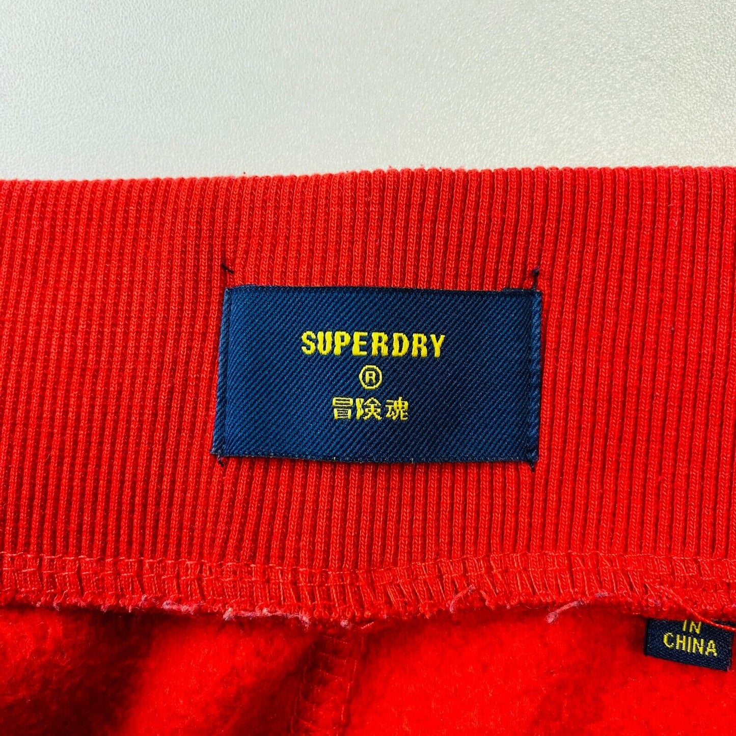 SUPERDRY Women Red Regular Fit Sweatpants Trousers EUR 42 UK 14 US 10