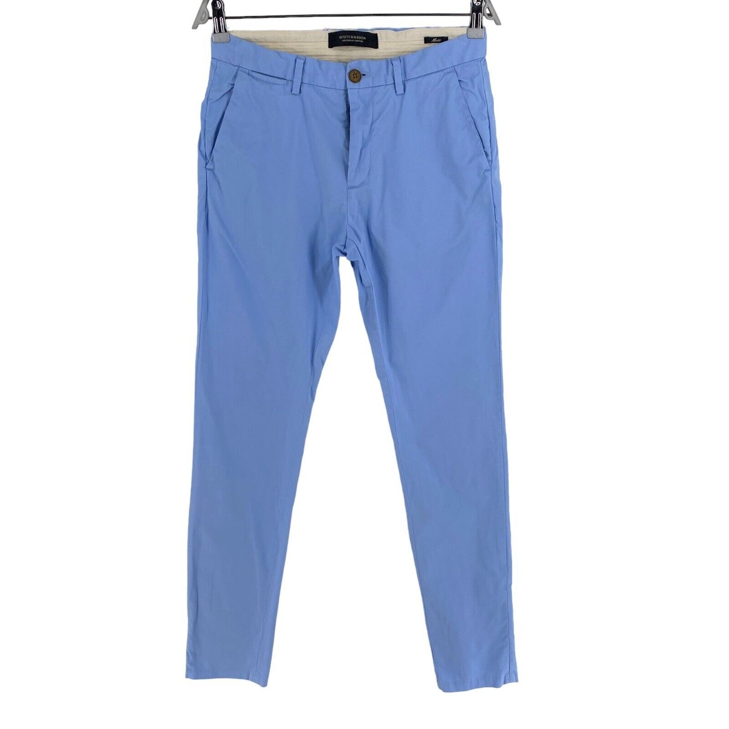 Scotch & Soda Blue Mott Chino Pants Trousers Size W29 L32