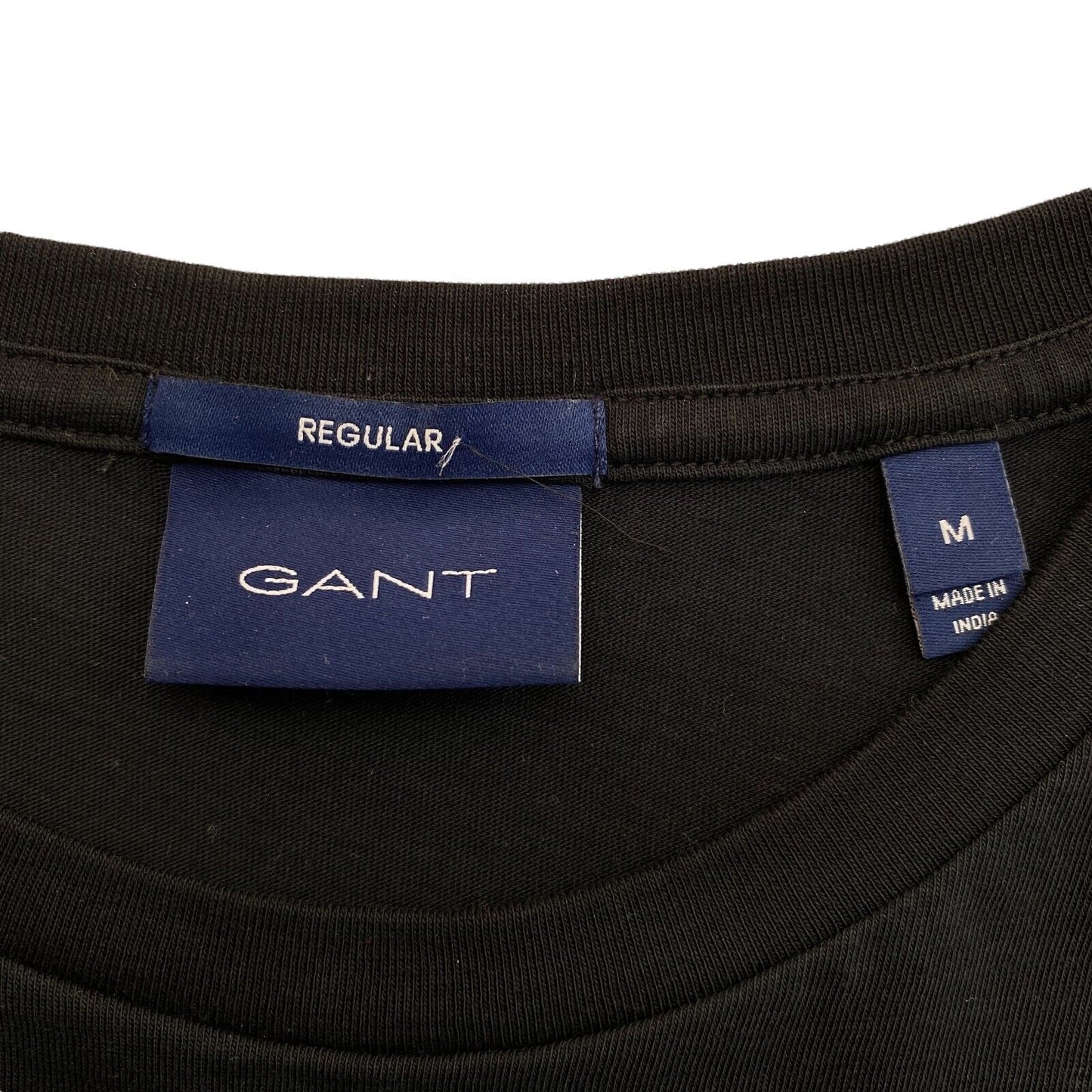 GANT Black Original Regular Crew Neck T-Shirt Size M