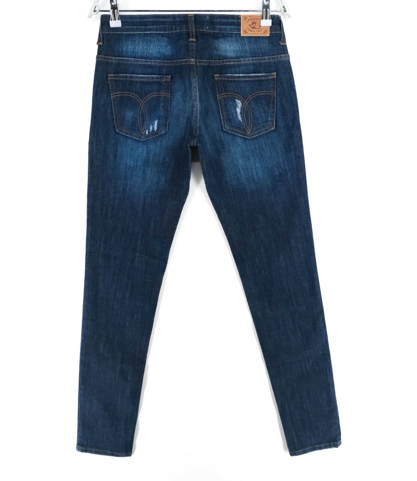 FIORUCCI Dunkelblaue Skinny Fit Jeans Größe W28