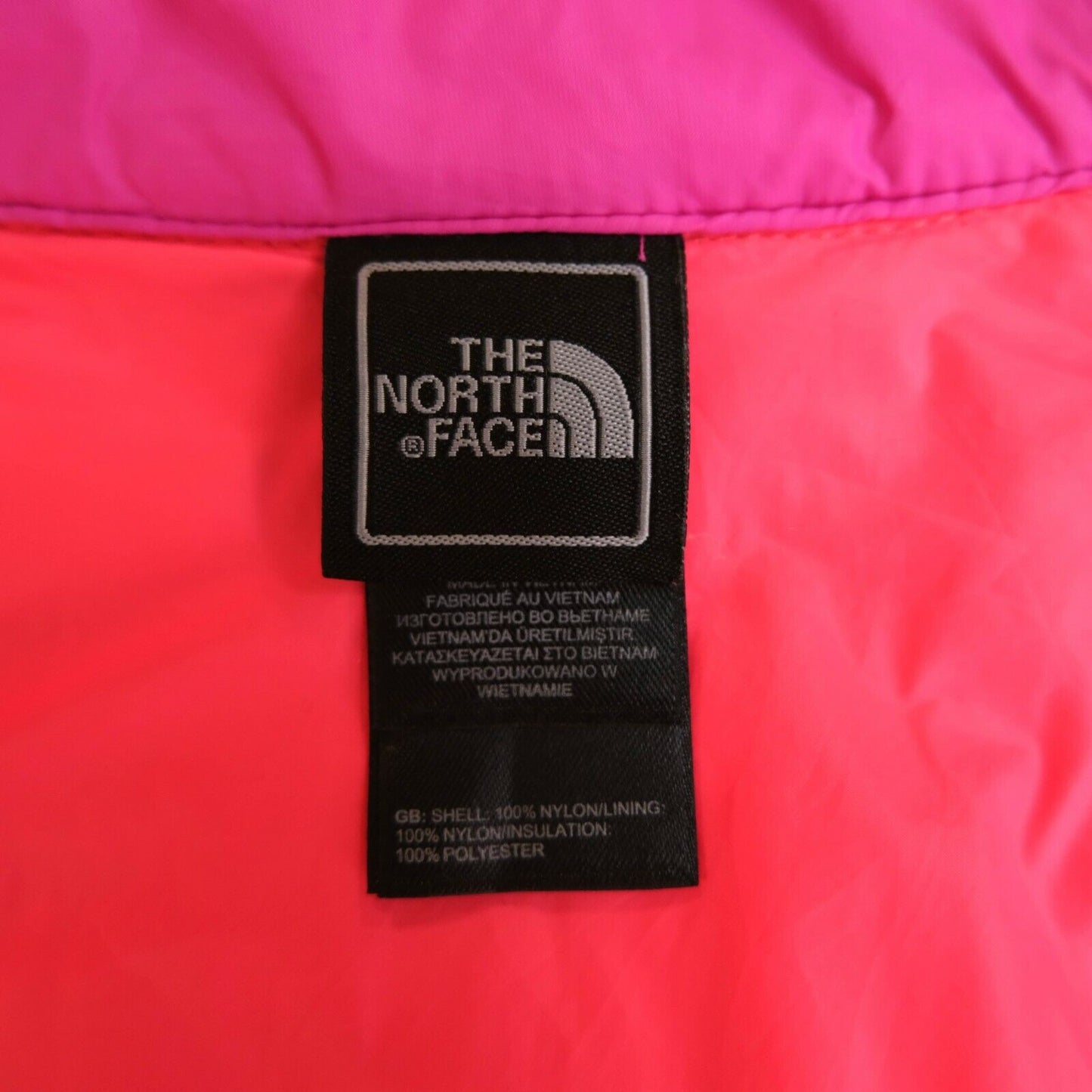 The North Face Girl's Pink Quilted Padded Jacket Size L 14-16 Years